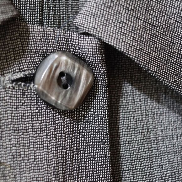 Michael Blair Gray Vintage Union Label Pantsuit Jacket & Pants Made in USA Sz 10 - Picture 14 of 15